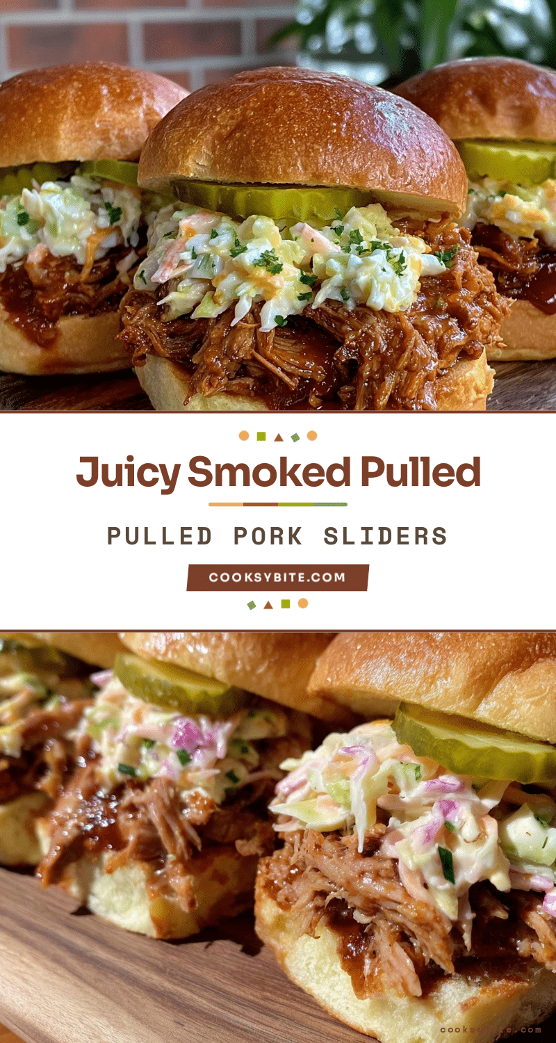 smoked pulled pork sliders recipe