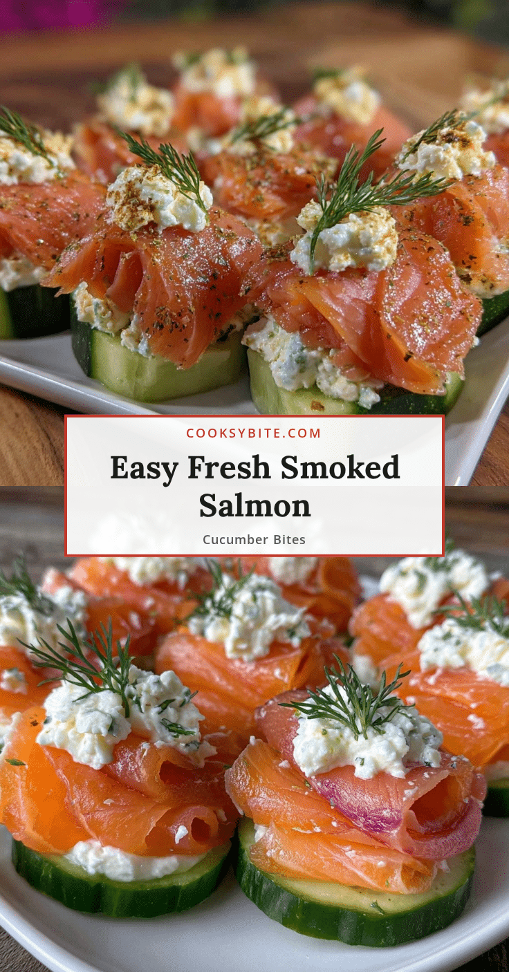 smoked salmon cucumber bites recipe