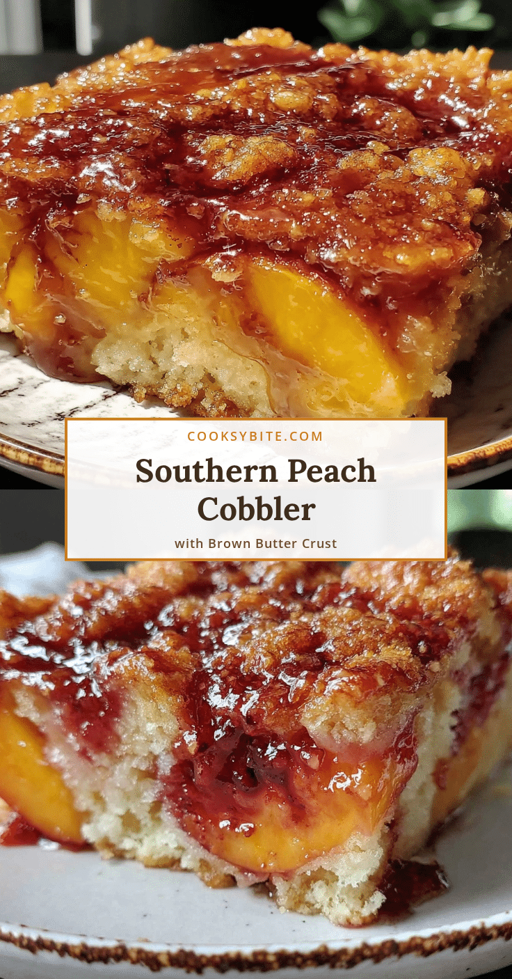 southern peach cobbler recipe