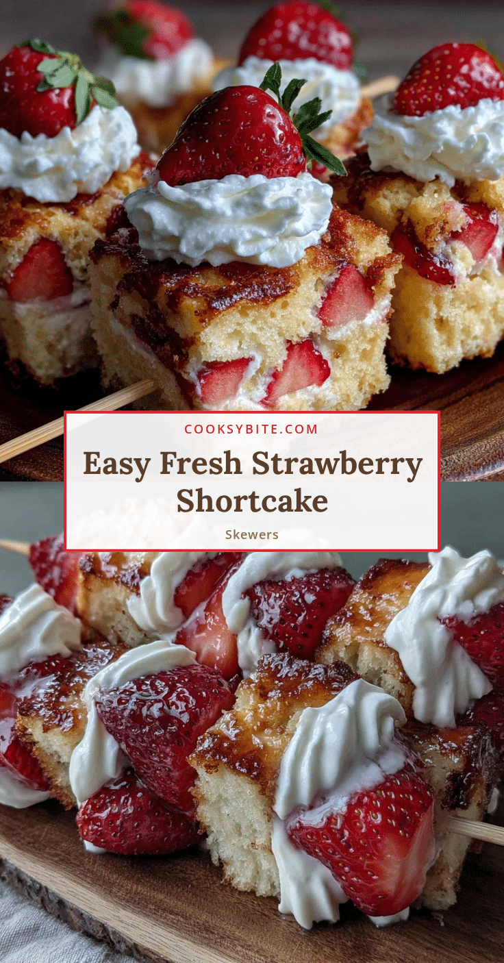 strawberry shortcake skewers recipe