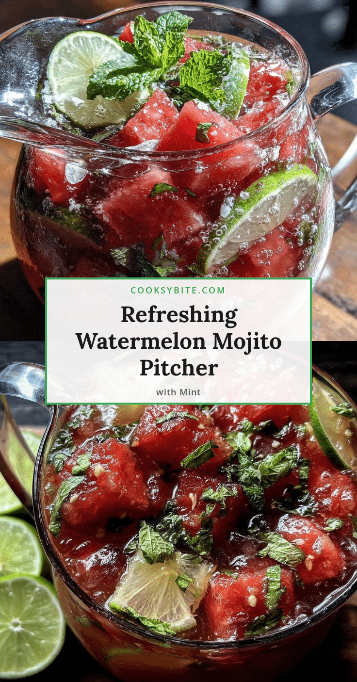 watermelon mojito pitcher recipe recipe