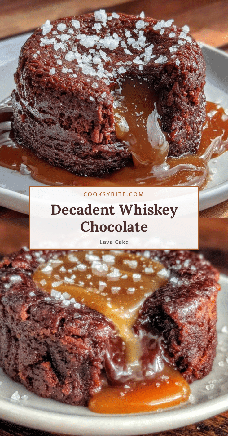 whiskey chocolate lava cake recipe
