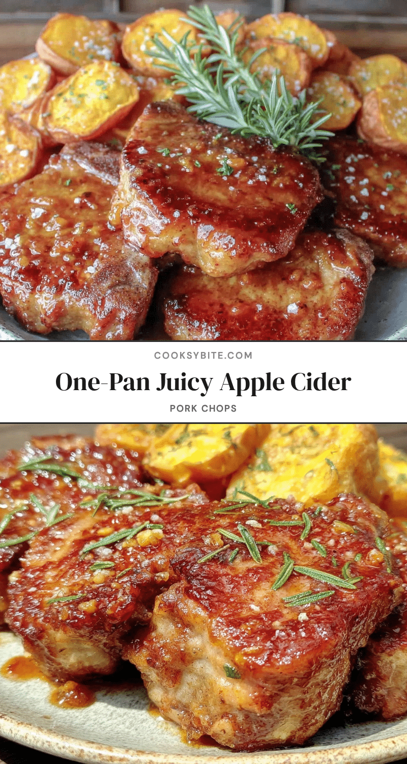 apple cider braised pork chops recipe