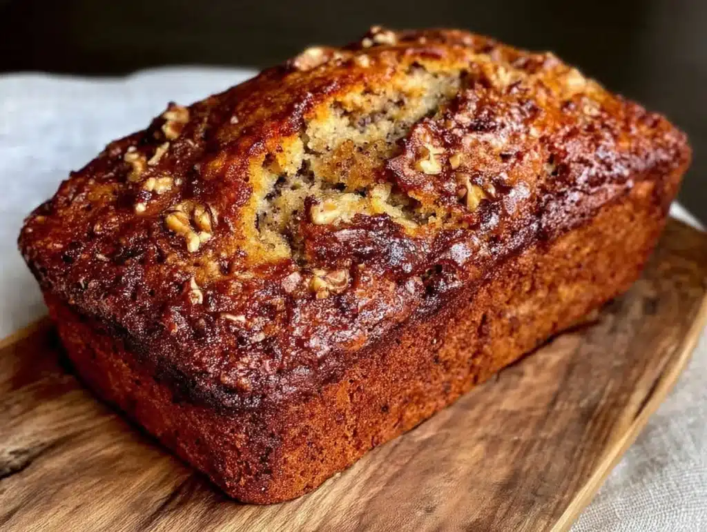 brown butter banana bread - featured image