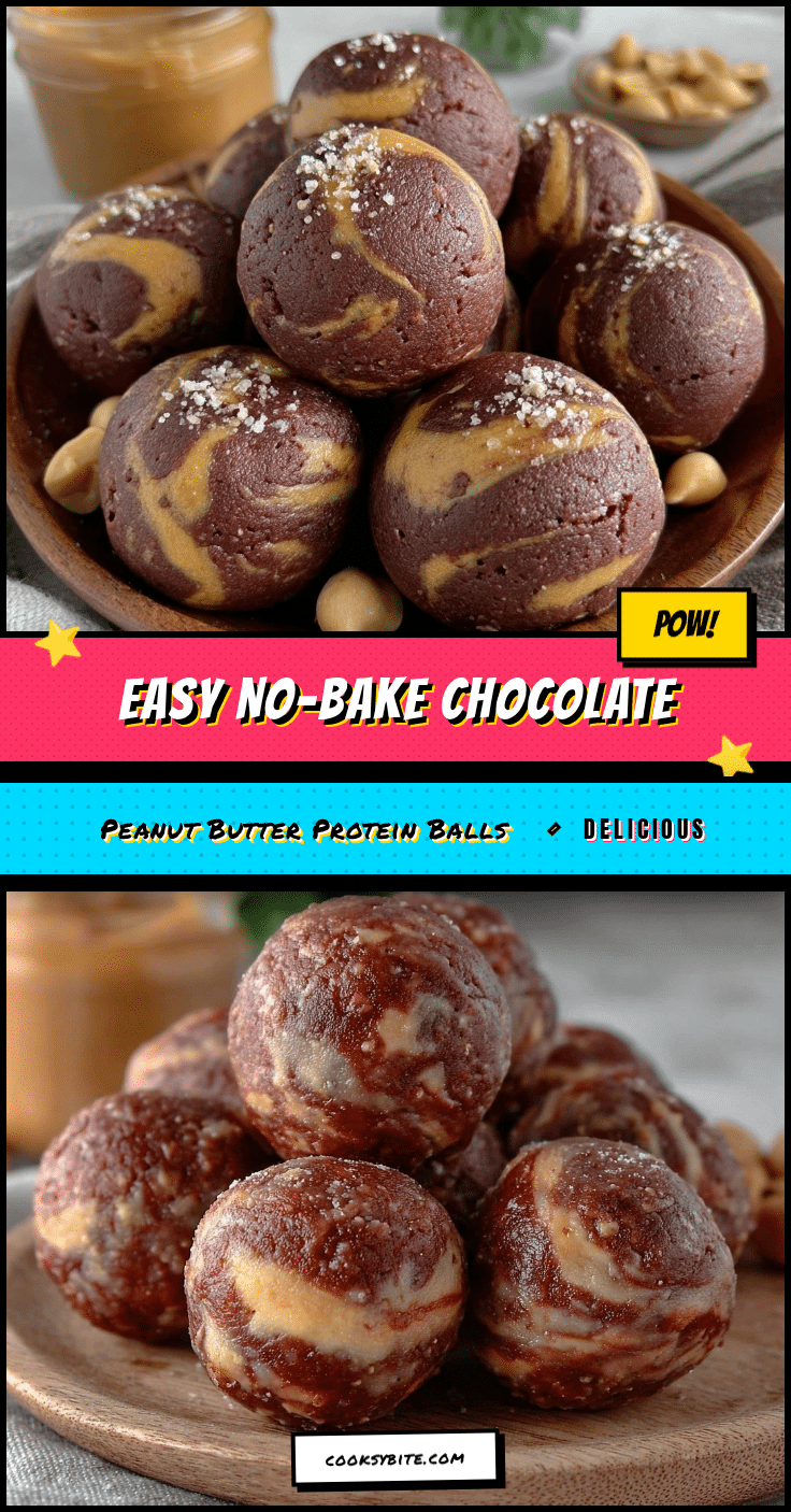 chocolate peanut butter protein balls recipe