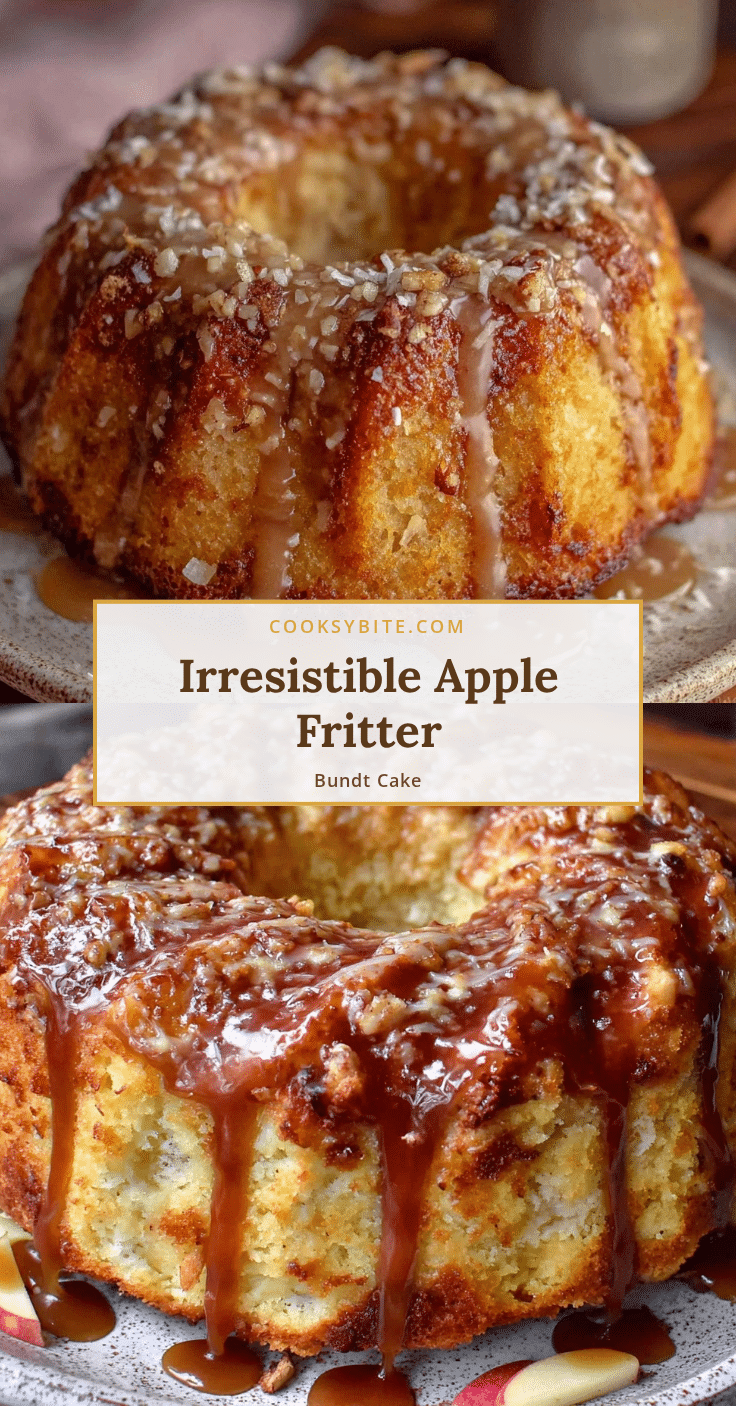 crispy apple fritter bundt cake recipe