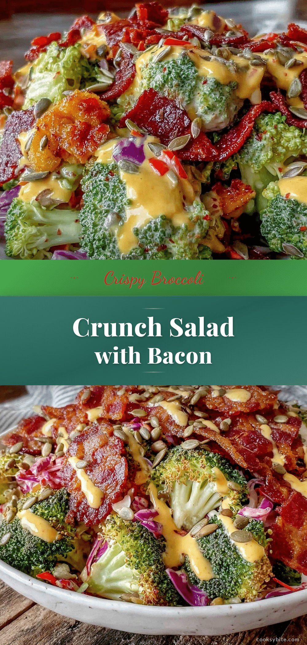 crispy broccoli crunch salad recipe