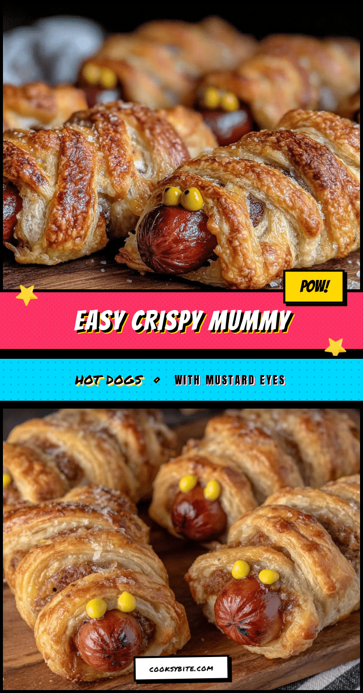 crispy mummy hot dogs recipe