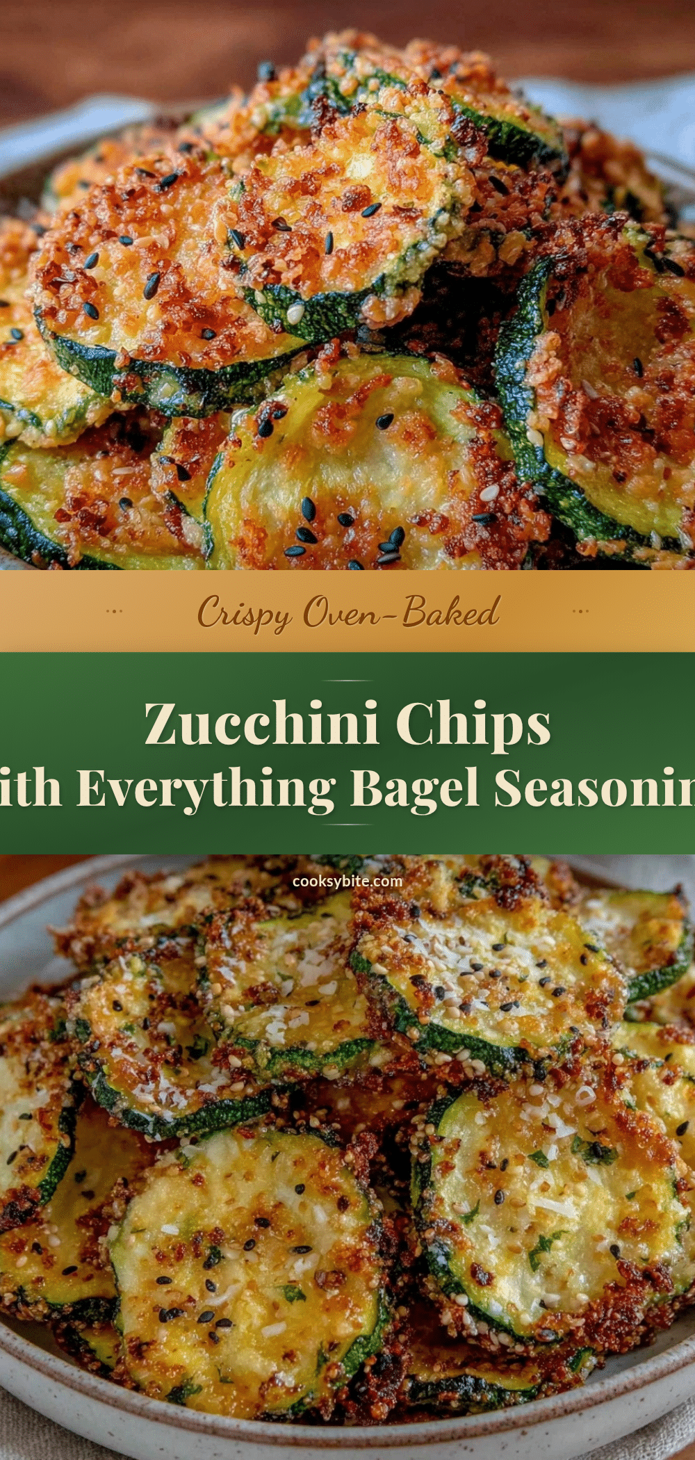 crispy oven-baked zucchini chips recipe