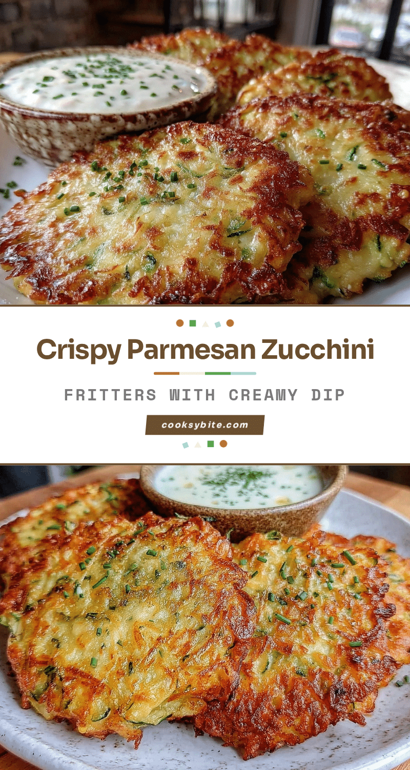 crispy parmesan zucchini fritters recipe