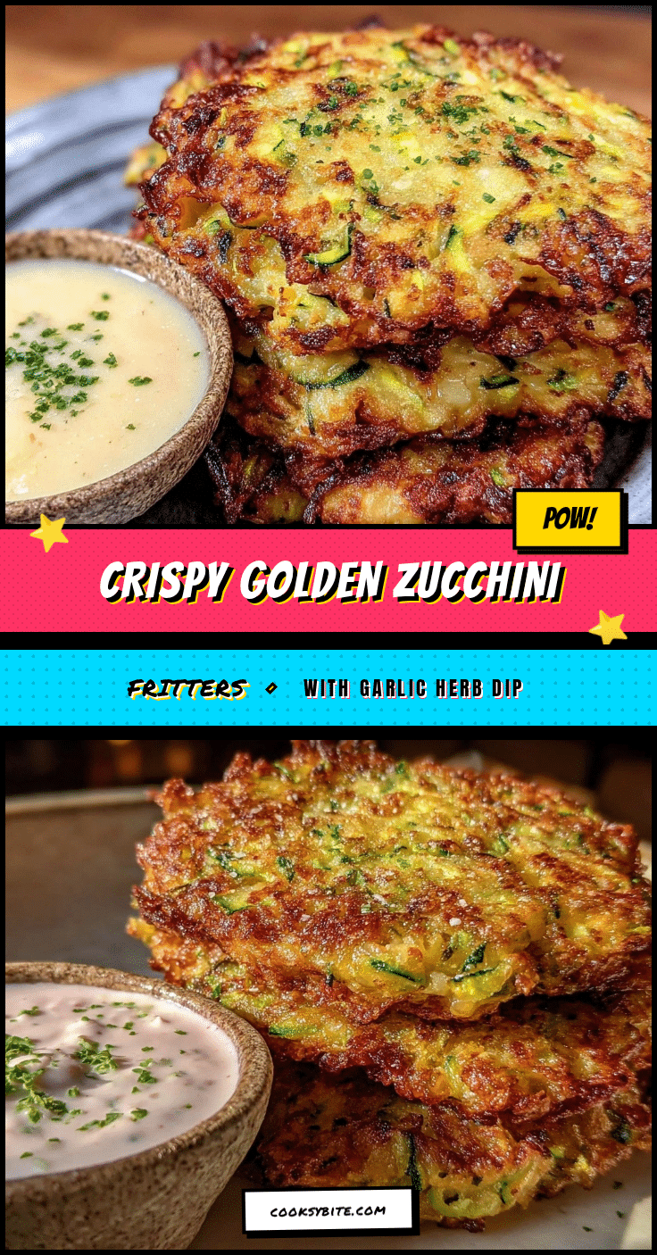 crispy zucchini fritters recipe