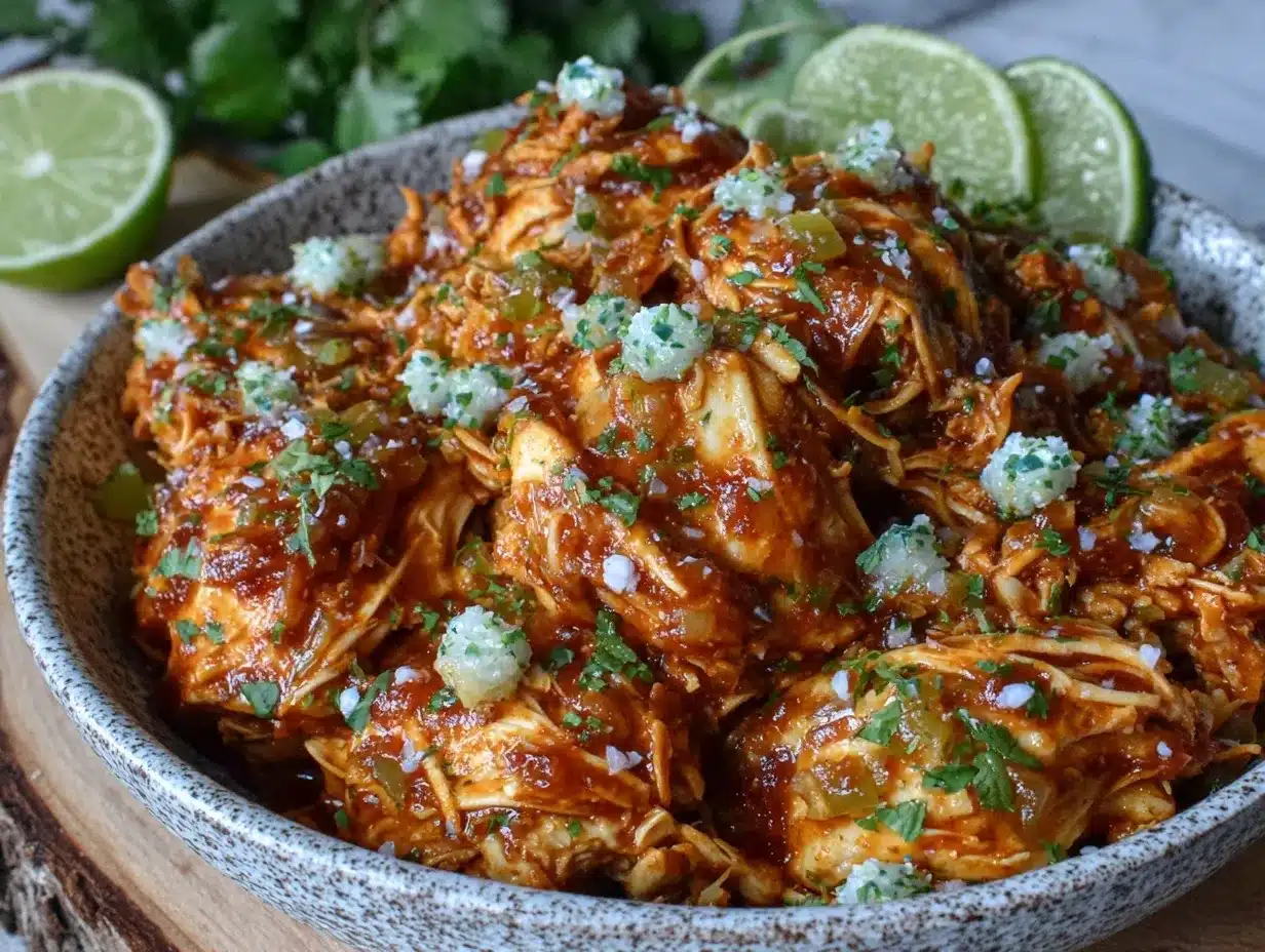 easy crockpot salsa verde chicken preparation steps