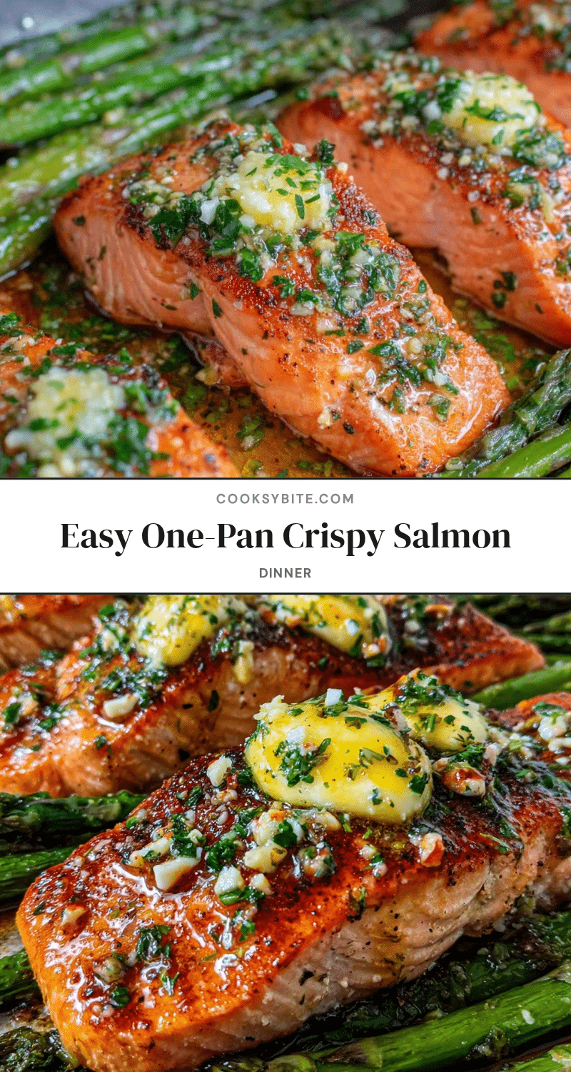 Easy One-Pan Crispy Salmon recipe