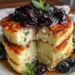 fluffy cottage cheese pancakes - featured image