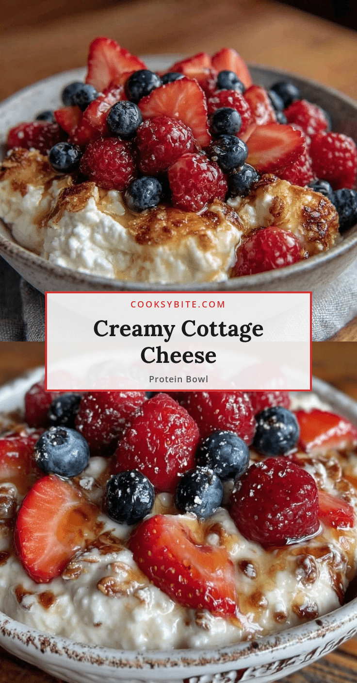 Fresh Cottage Cheese Protein Bowl recipe