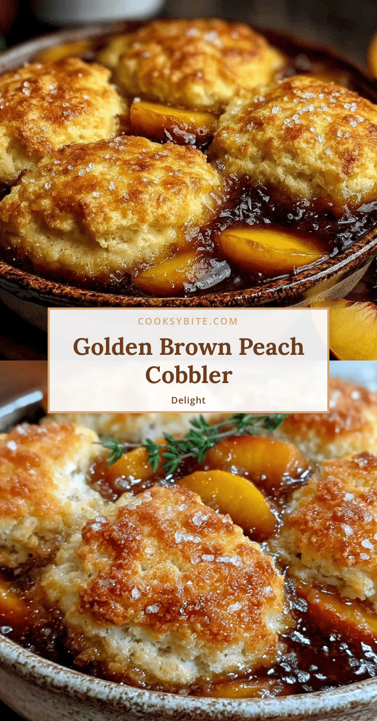 fresh peach cobbler recipe