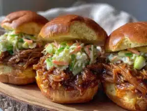 honey chipotle pulled pork sliders - featured image