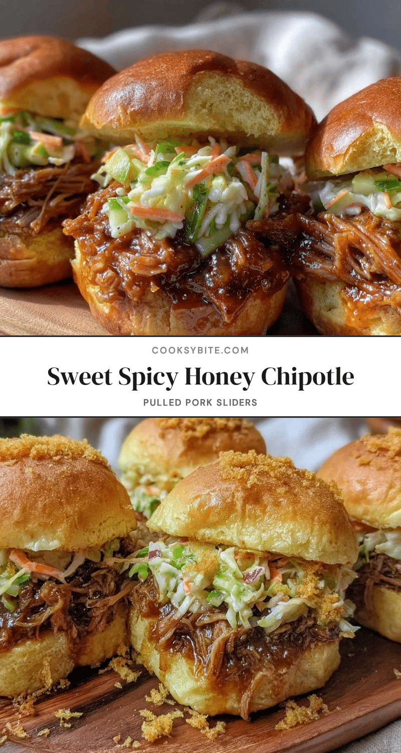 honey chipotle pulled pork sliders recipe