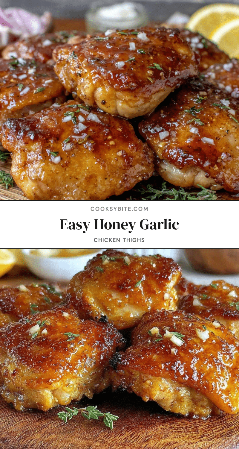 honey garlic chicken thighs recipe