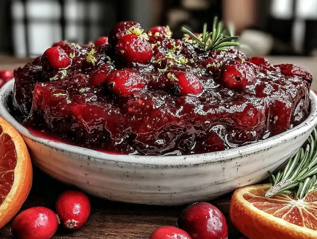 make-ahead cranberry orange sauce preparation steps