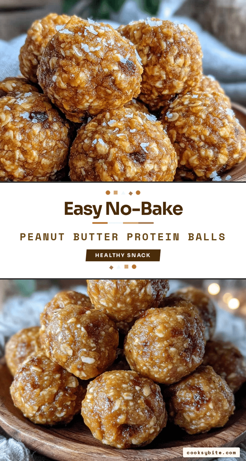 no-bake peanut butter protein balls recipe