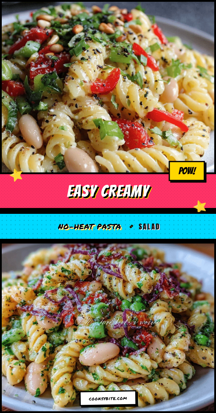 no-heat school lunch pasta salad recipe