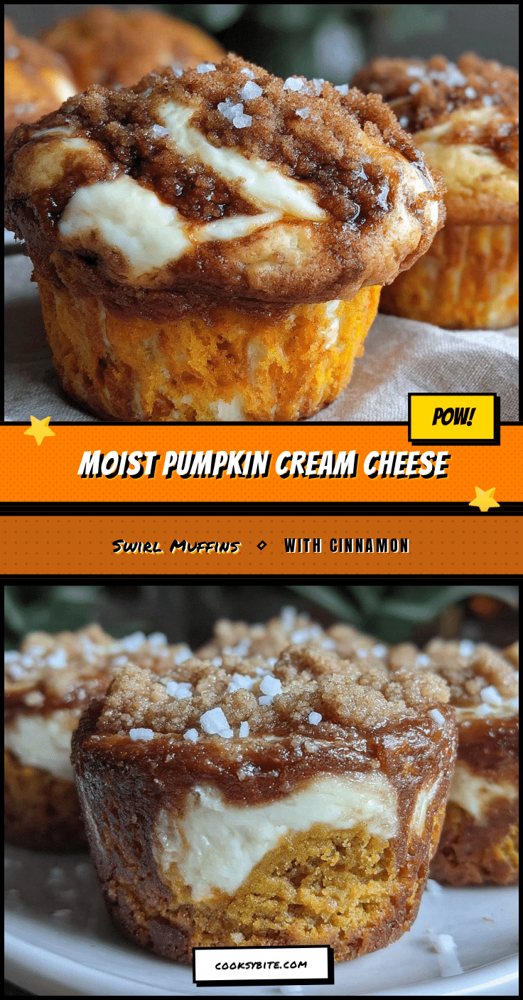 Pumpkin Cream Cheese Swirl Muffins recipe