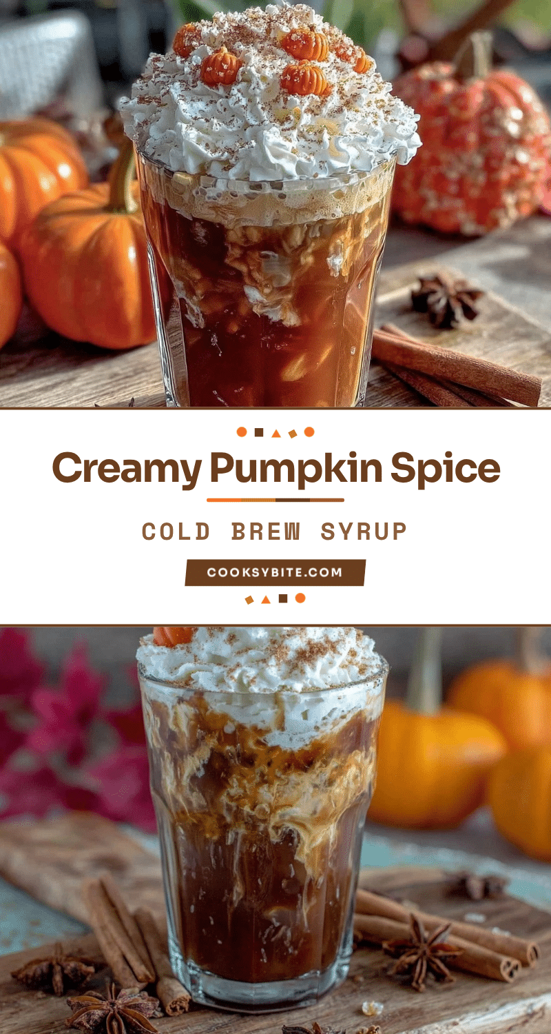 pumpkin spice cold brew coffee syrup recipe
