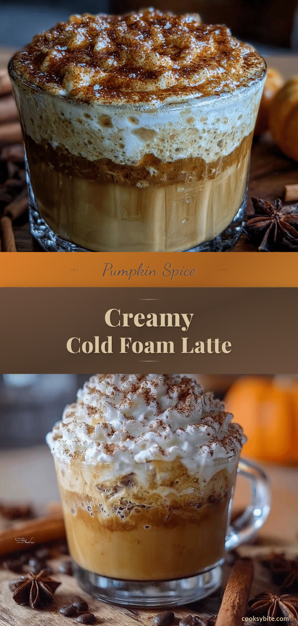 pumpkin spice cold foam latte recipe