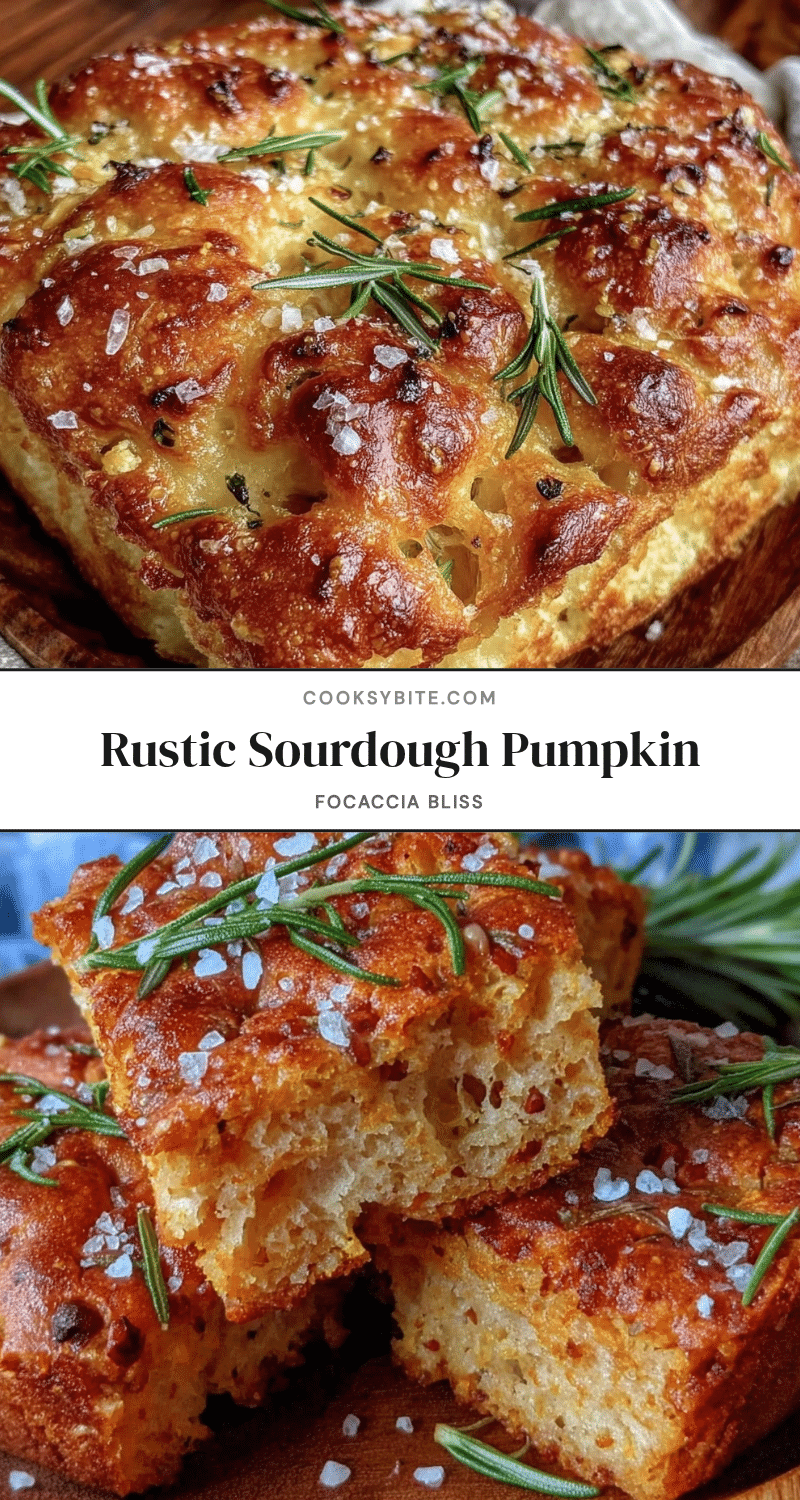 rustic sourdough pumpkin focaccia recipe