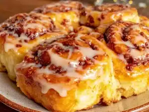 soft pumpkin cinnamon rolls - featured image