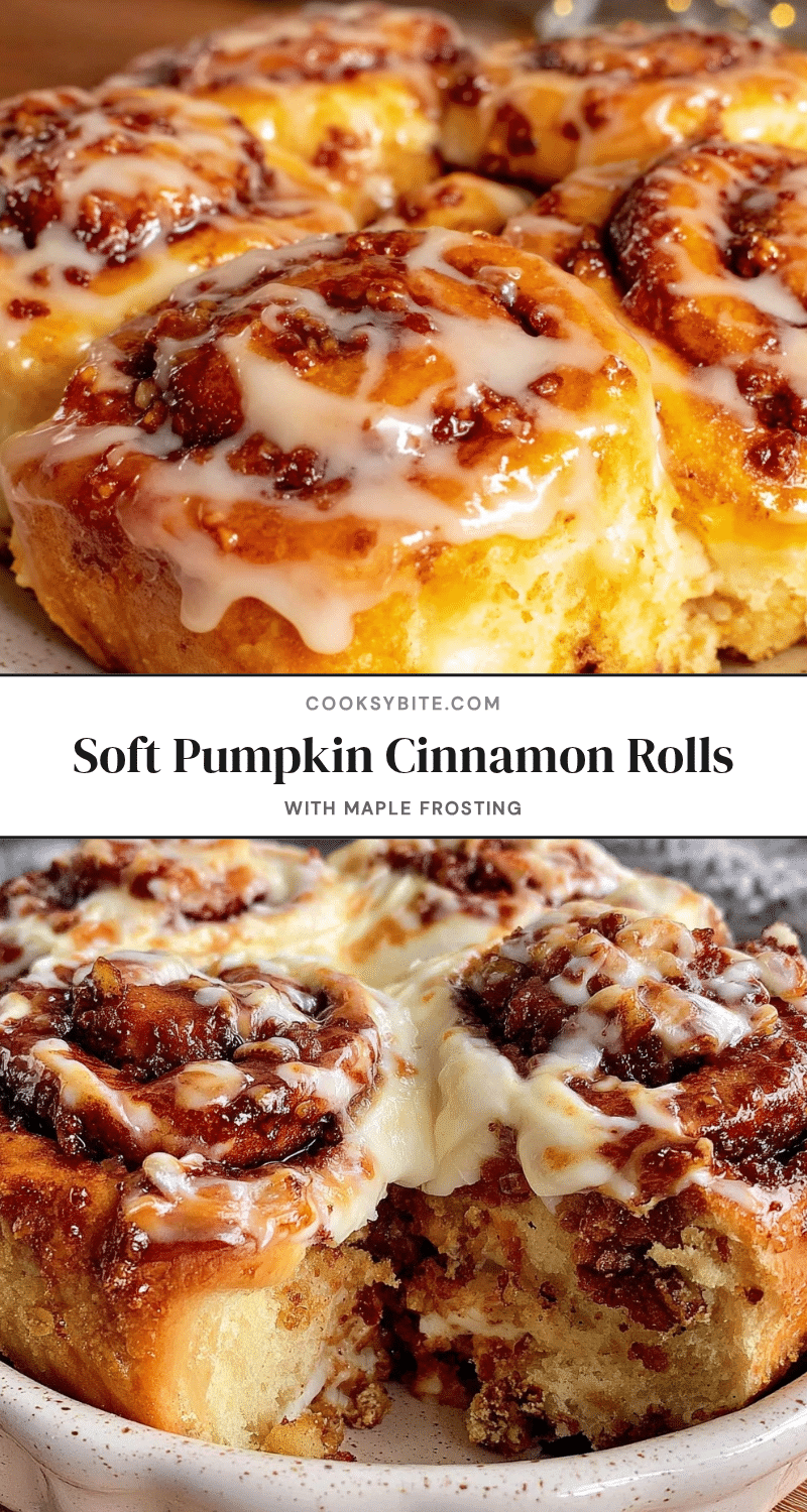 soft pumpkin cinnamon rolls recipe