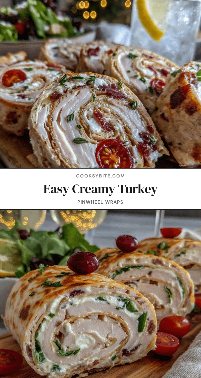 turkey and cream cheese pinwheel wraps recipe