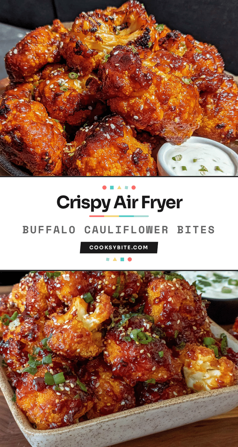 air fryer buffalo cauliflower bites recipe