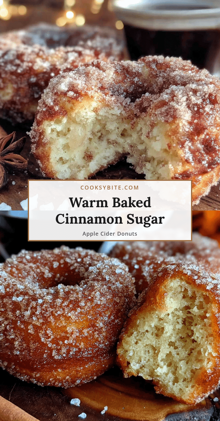 baked apple cider donuts recipe