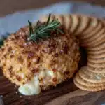 baked cheese ball - featured image