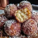 baked pumpkin donut holes - featured image