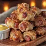 best easy mummy hot dog bites for halloween - featured image