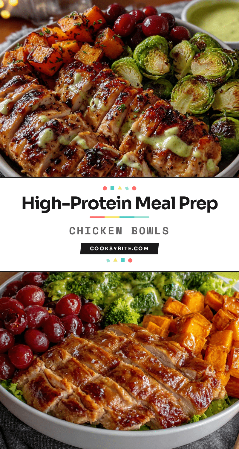 best high-protein chicken breast meal prep bowls recipe