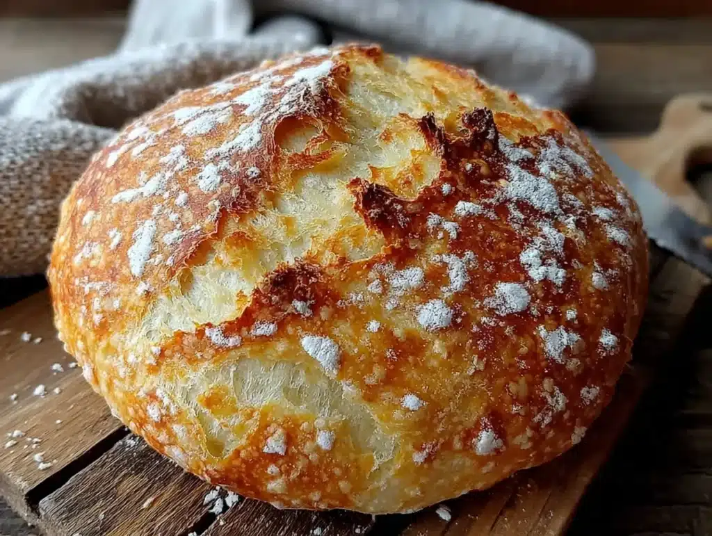 best homemade sourdough starter bread recipe no yeast - featured image