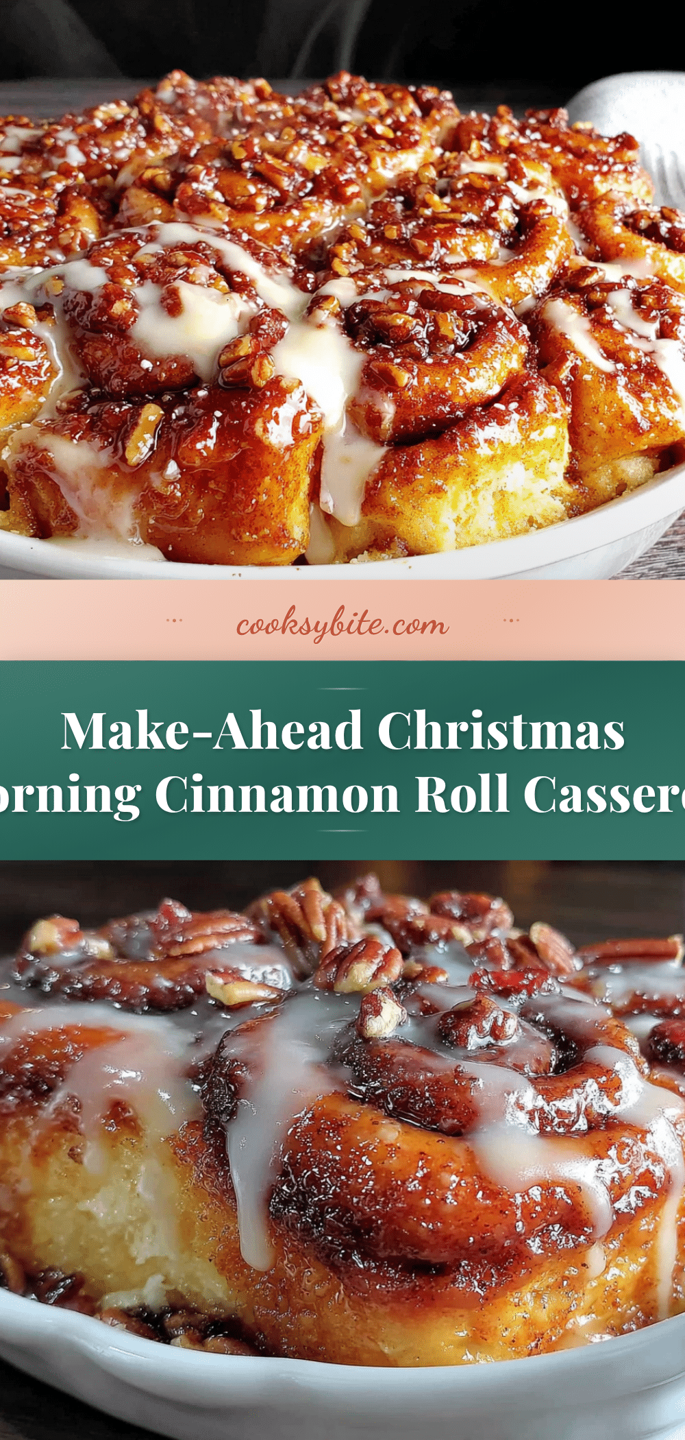 best make-ahead Christmas morning cinnamon roll casserole recipe