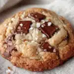 best thick and chewy bakery style chocolate chip cookies - featured image