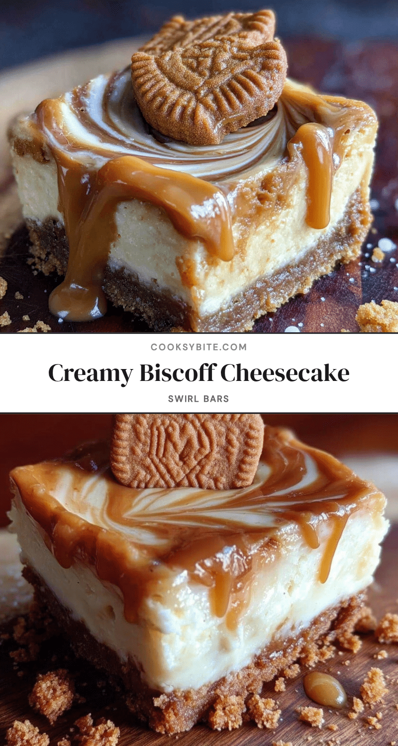 Biscoff cheesecake bars recipe