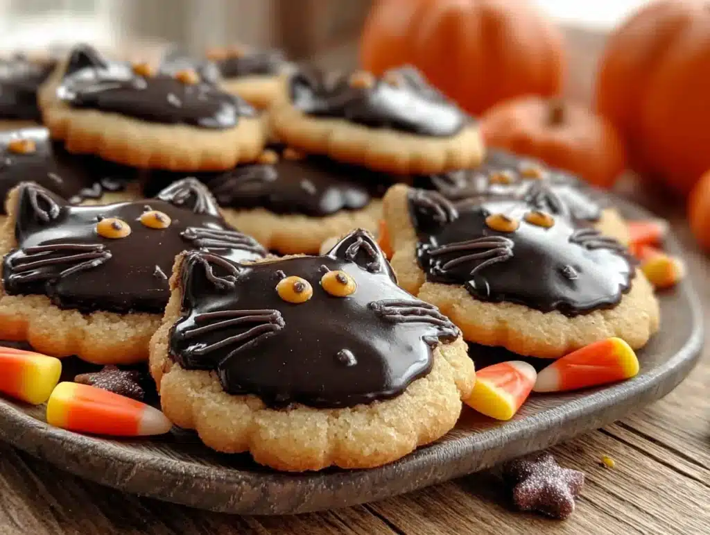 black cat sugar cookies - featured image