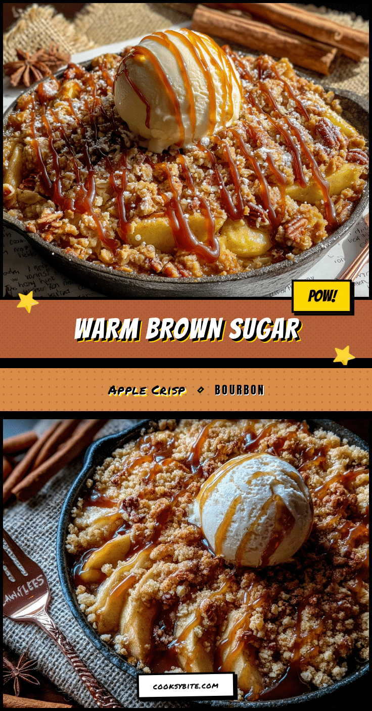 brown sugar bourbon apple crisp recipe