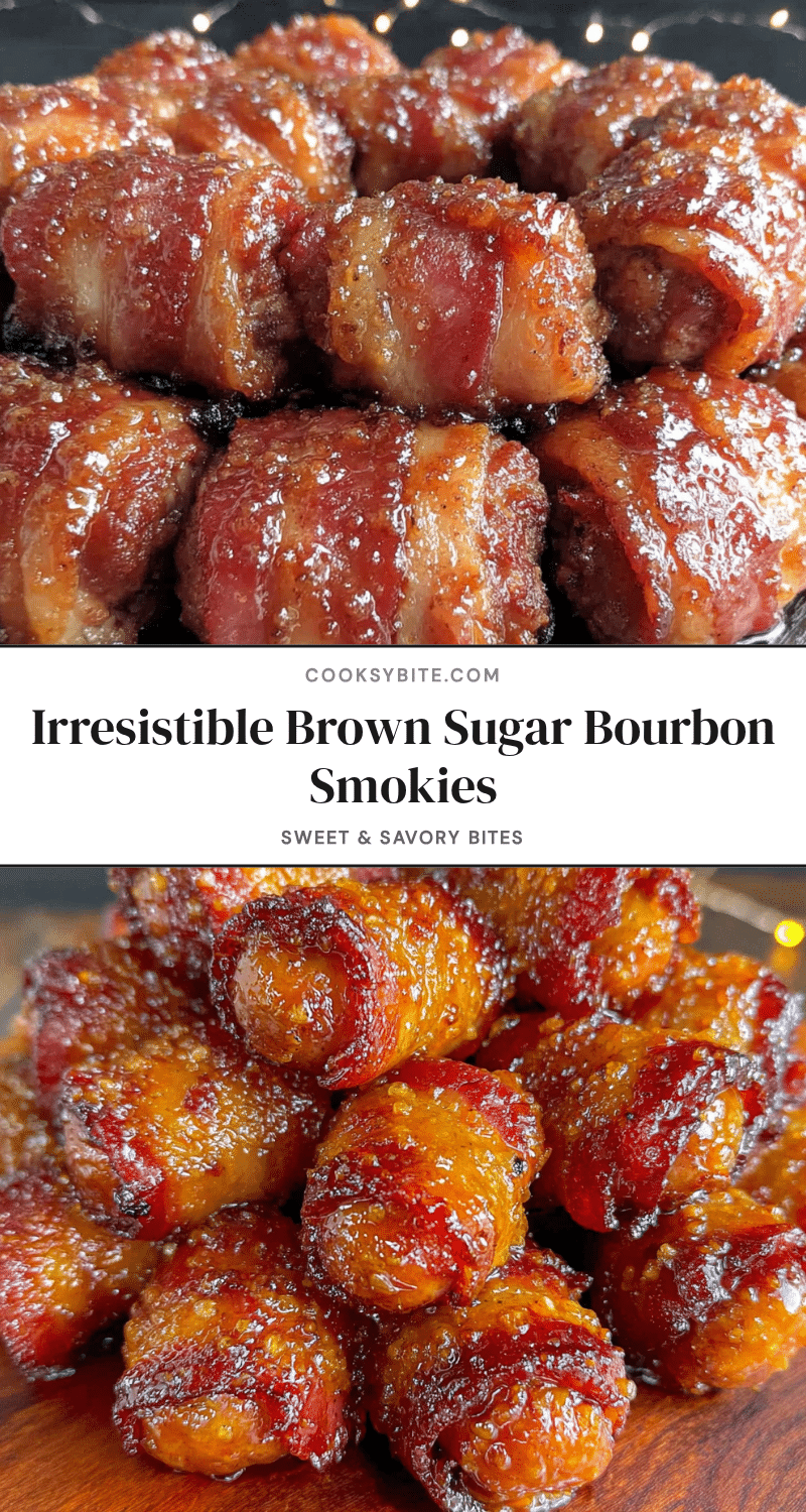 brown sugar bourbon bacon-wrapped smokies recipe