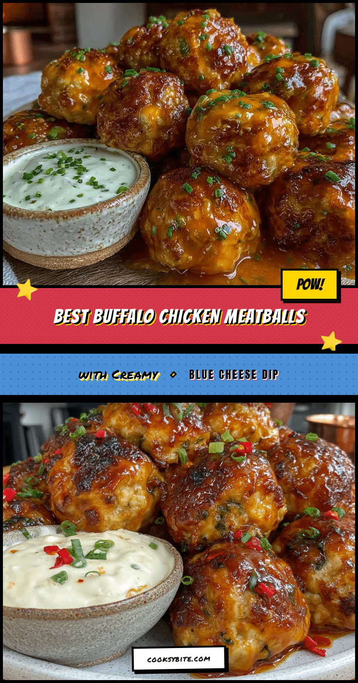 buffalo chicken meatballs recipe