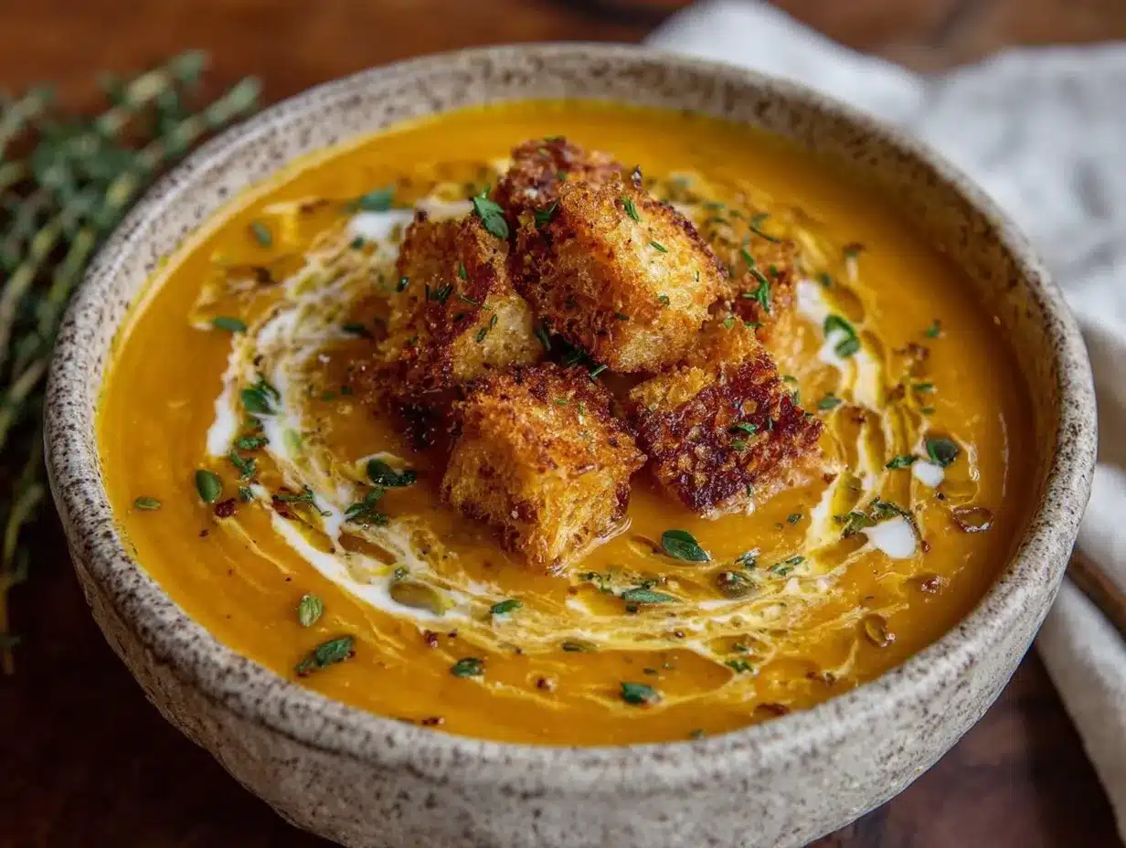 butternut squash and apple soup preparation steps