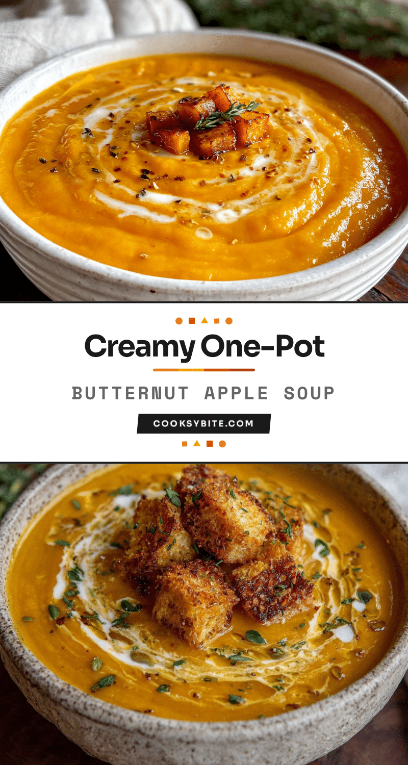 butternut squash and apple soup recipe