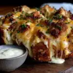 cheesy bacon ranch pull-apart bread - featured image